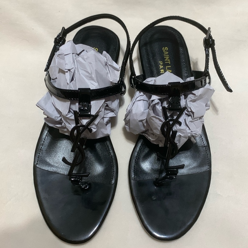Saint Laurent Black Sandals